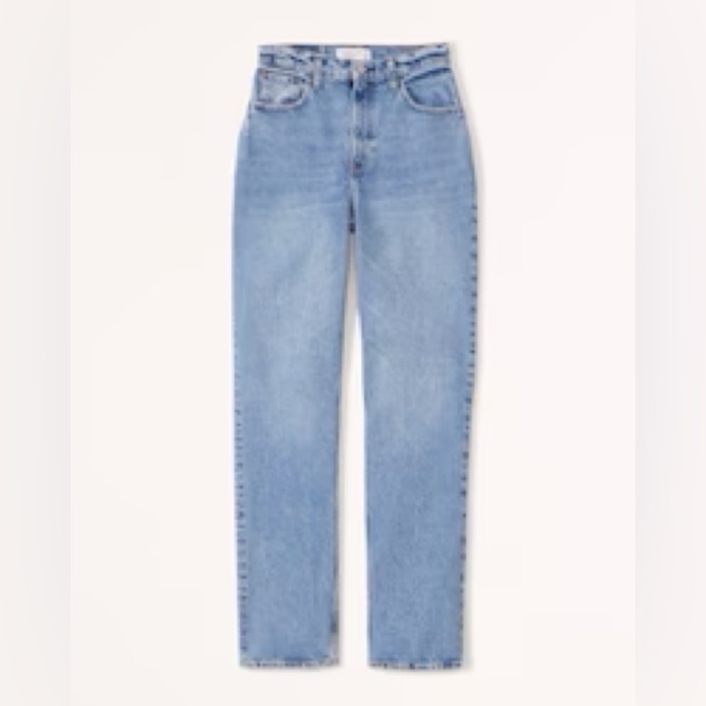 ABERCROMBIE & FITCH CURVE LOVE ULTRA HIGH RISE 90’S JEAN
